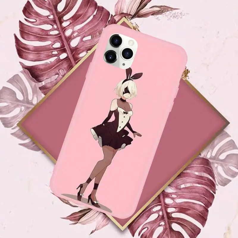 Anime Nier Automata 2b Phone Case Pink Candy Color for iPhone 11 12 mini pro XS MAX 8 7 6 6S Plus X SE 2020 XR
Anime Nier Automata 2b Phone Case Pink Candy Color for iPhone 11 12 mini pro XS MAX 8 7 6 6S Plus X SE 2020 XR