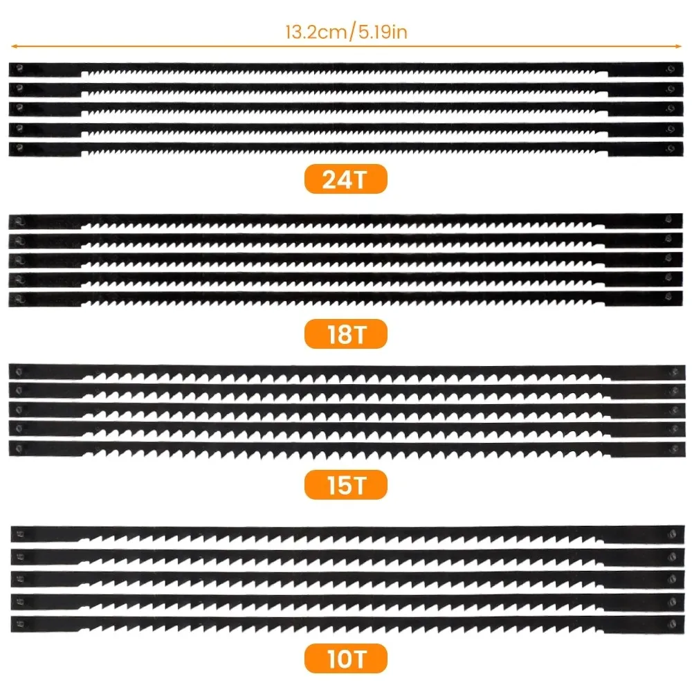 20PCS 133 Mm In TotalSaw Blades Carbon Steel Scroll Hand Woodworking Tool 10t-24t Multifunctional Accessories Tools High Quality
20PCS 133 Mm In TotalSaw Blades Carbon Steel Scroll Hand Woodworking Tool 10t-24t Multifunctional Accessories Tools High Quality