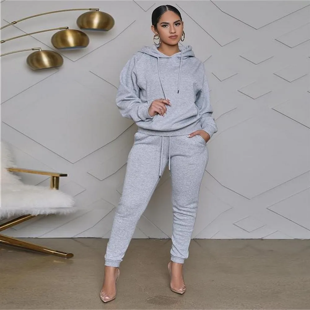 GREYGEM Women's Suit for Fitness Spring Autumn Fashion Hoodies and Sweatpants 2 Pieces Set Slim Fit Sports Tracksuit Streetwear
GREYGEM Women's Suit for Fitness Spring Autumn Fashion Hoodies and Sweatpants 2 Pieces Set Slim Fit Sports Tracksuit Streetwear