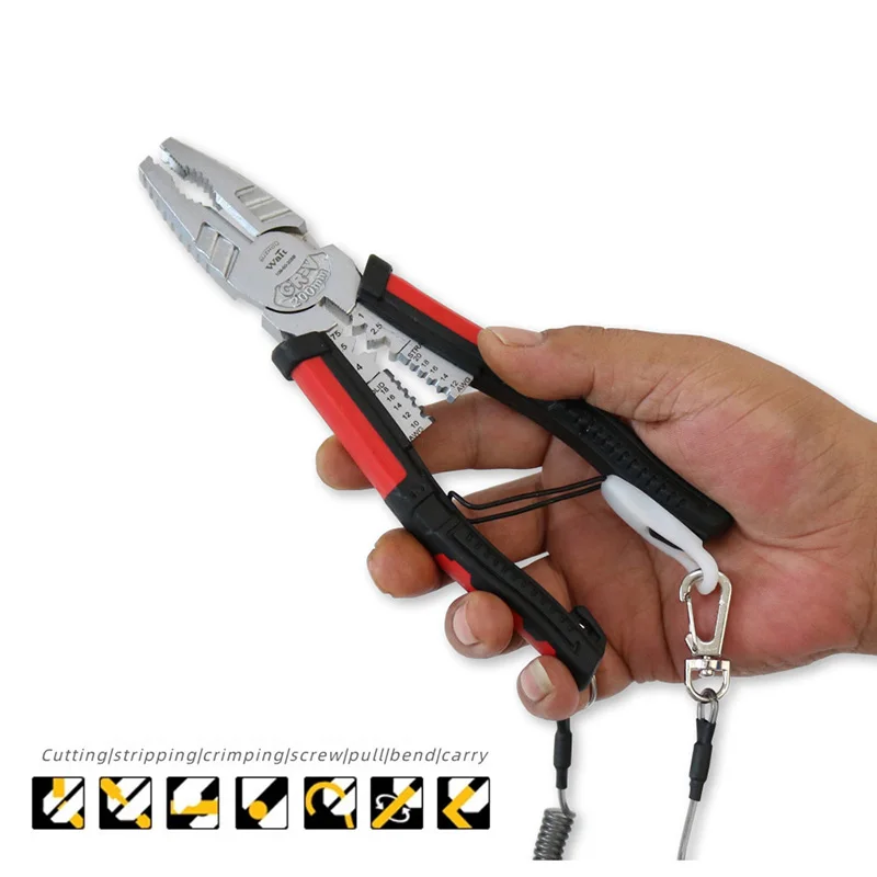 Multitool Pliers Terminal Crimping Tool Wire Stripper Cable Cutter Crimper Crimp Plier Long Nose Pliers For Electrician New
Multitool Pliers Terminal Crimping Tool Wire Stripper Cable Cutter Crimper Crimp Plier Long Nose Pliers For Electrician New