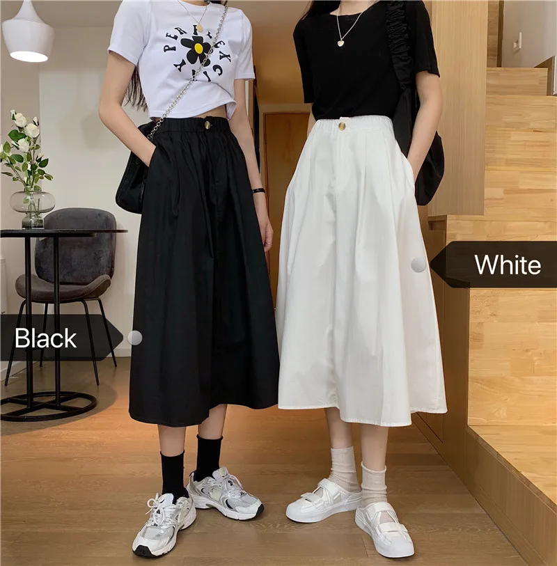 Womens Skirt Vintage Clothes Long Skirts Black Harajuku Summer High Waist Streetwear 2020 Fashion flowy Loose Elastic Chiffon
Womens Skirt Vintage Clothes Long Skirts Black Harajuku Summer High Waist Streetwear 2020 Fashion flowy Loose Elastic Chiffon