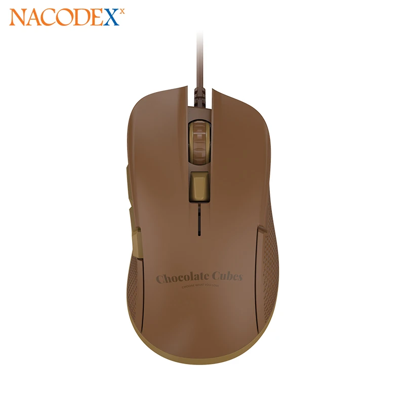 AJAZZ NACODEX Chocolate Mice Wired USB Mouse 12400DPI Gaming Mouse 6 Keys Adjustable DPI Mause for Gamer Laptop Notebook
AJAZZ NACODEX Chocolate Mice Wired USB Mouse 12400DPI Gaming Mouse 6 Keys Adjustable DPI Mause for Gamer Laptop Notebook