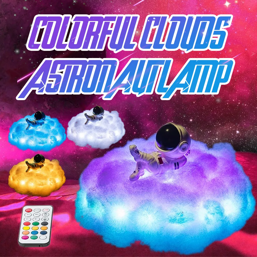 2021 New Dropshipping Special LED Colorful Clouds Astronaut Lamp With Rainbow Effect As Children's Night Light Creative Gifts
2021 New Dropshipping Special LED Colorful Clouds Astronaut Lamp With Rainbow Effect As Children's Night Light Creative Gifts