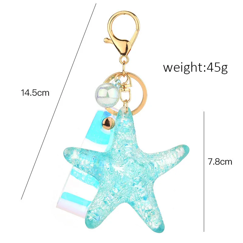 WANGLUFEI Pearl Charm Crystal Starfish Keychain For Bag Car Phone Marine Life Key Chain Keyring Charms Jewelry Accessories Gifts
WANGLUFEI Pearl Charm Crystal Starfish Keychain For Bag Car Phone Marine Life Key Chain Keyring Charms Jewelry Accessories Gifts
