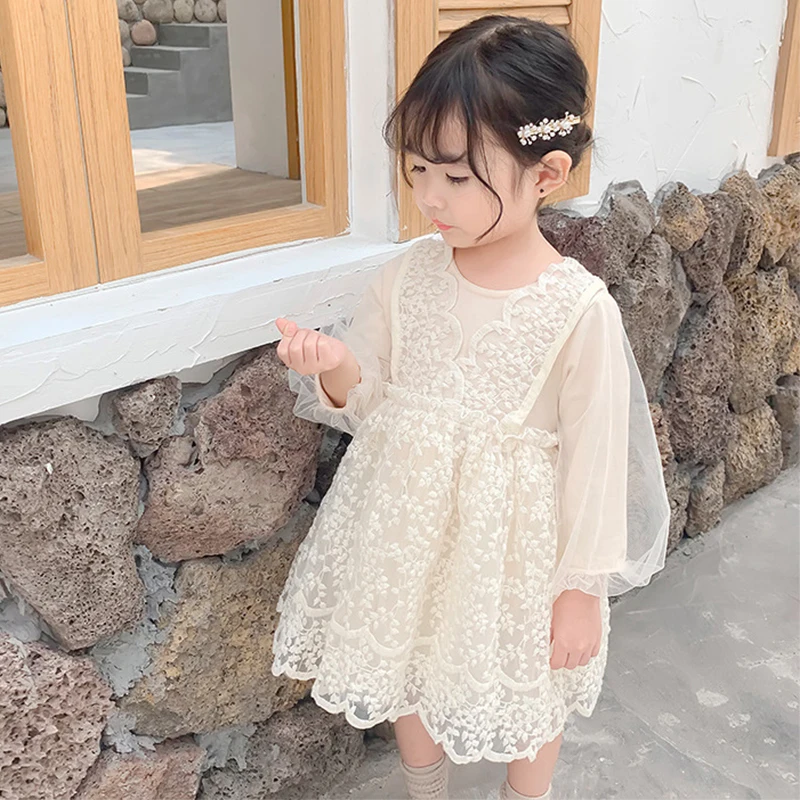 2022 New Spring Autumn Baby Girls Birthday Princess Dress 0-5 Year Toddler Kids Lace Embroidered Party Tutu Dress Baby Clothes
2022 New Spring Autumn Baby Girls Birthday Princess Dress 0-5 Year Toddler Kids Lace Embroidered Party Tutu Dress Baby Clothes