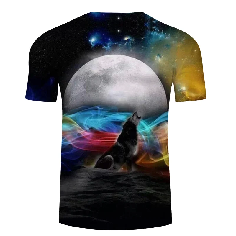 2021 Wolf Printed T shirts Men 3d Animal Print T-shirts Tops Short Sleeve O-Neck Fashion Black Harajuku Oversized T-shirt
2021 Wolf Printed T shirts Men 3d Animal Print T-shirts Tops Short Sleeve O-Neck Fashion Black Harajuku Oversized T-shirt