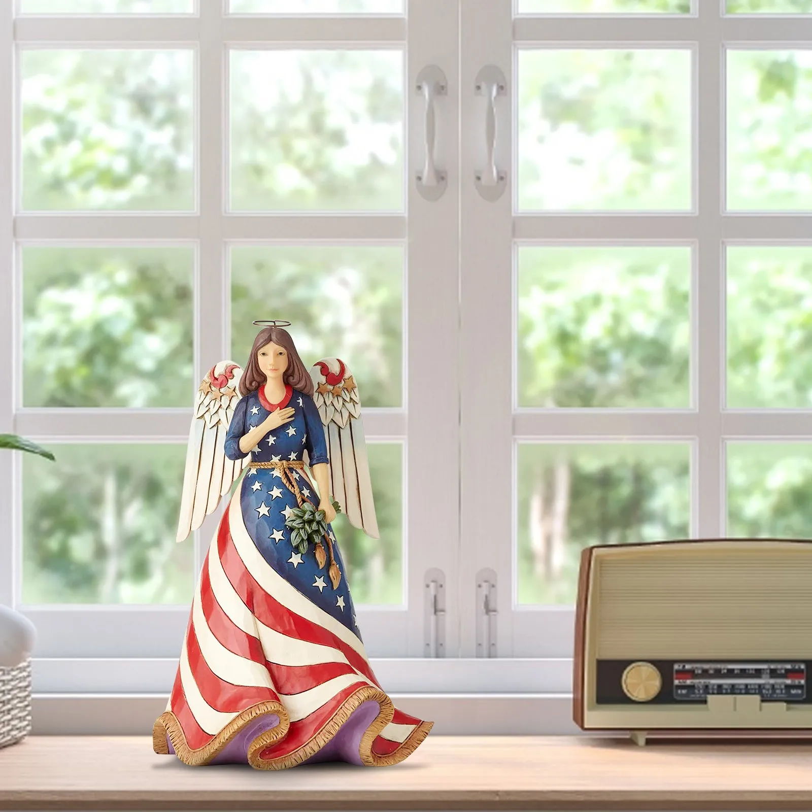 Independence Day Beautiful Angel Figurines Resin Craft Miniatures Female Gift Home Decoration Good Luck To The Family
Independence Day Beautiful Angel Figurines Resin Craft Miniatures Female Gift Home Decoration Good Luck To The Family
