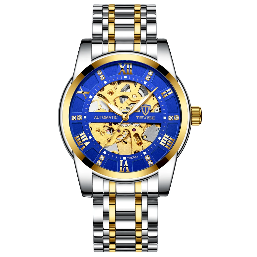 TEVISE leather strap watch new star fashion watch automatic men's mechanical watch
TEVISE leather strap watch new star fashion watch automatic men's mechanical watch