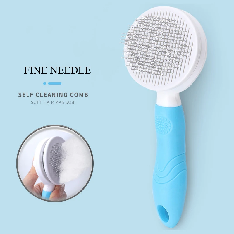 Pet Self Groomer Brush Pet Grooming Supplies Hair Removal Comb For Cat Dog Hair Shedding Trimming Non-Slip Cleaning Needle Comb
Pet Self Groomer Brush Pet Grooming Supplies Hair Removal Comb For Cat Dog Hair Shedding Trimming Non-Slip Cleaning Needle Comb