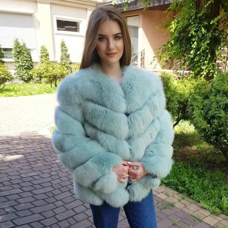 Шуба женская из натурального Лисьего меха, теплая зимняя верхняя одежда с круглым воротником
Шуба женская из натурального Лисьего меха, теплая зимняя верхняя одежда с круглым воротником