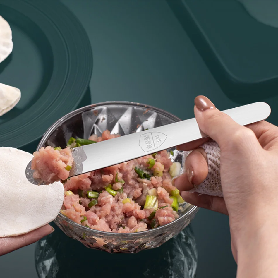 Steel Digging Spoon Household Dumpling Filling Ruler Picking Wave Design Non-Slip Pastry Wonton Tools Accessories
Steel Digging Spoon Household Dumpling Filling Ruler Picking Wave Design Non-Slip Pastry Wonton Tools Accessories