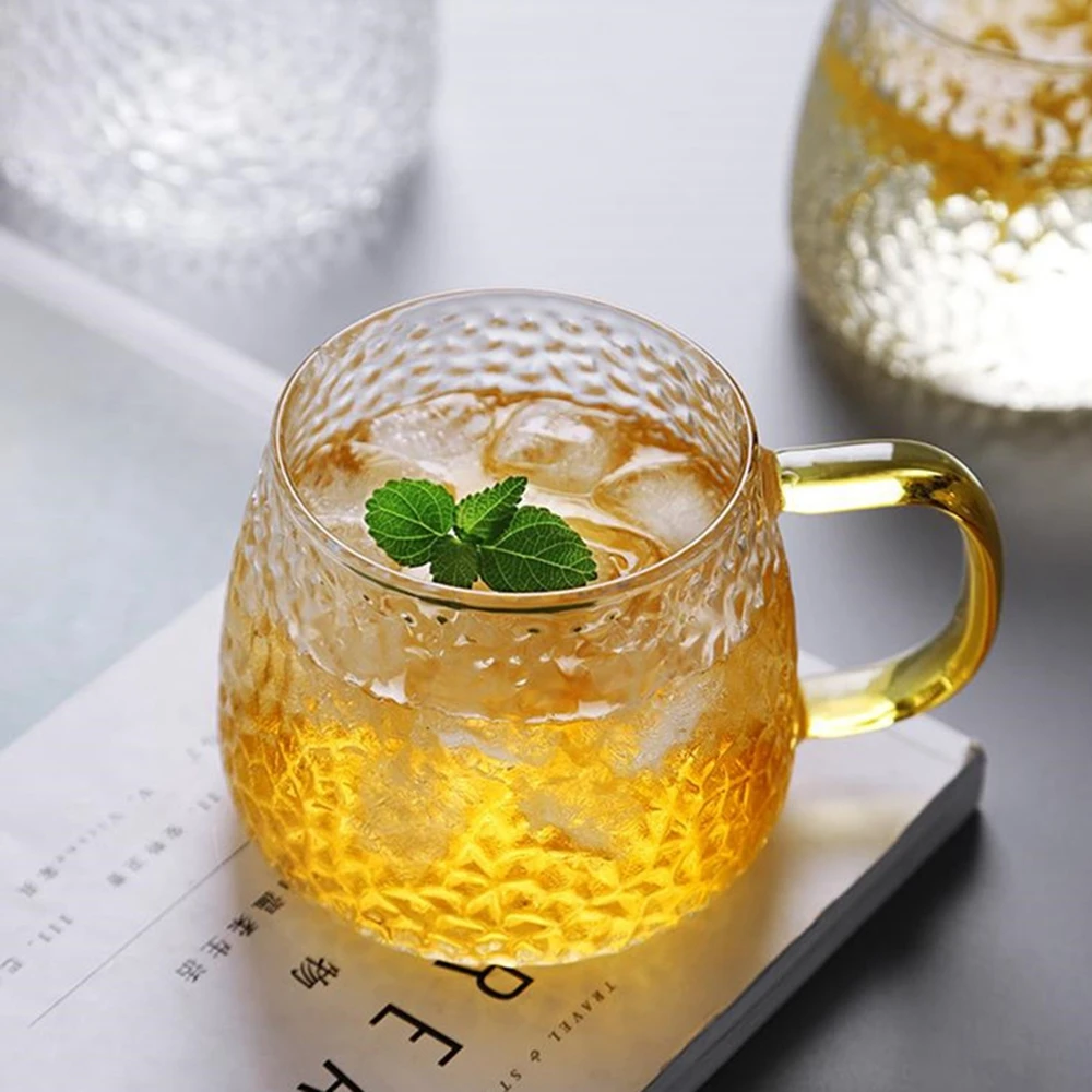 Coffee Glass Mug Borosilicate Hammer Cup Crystal Transparent Mugs Drinkware Kitchen Dining Bar
Coffee Glass Mug Borosilicate Hammer Cup Crystal Transparent Mugs Drinkware Kitchen Dining Bar