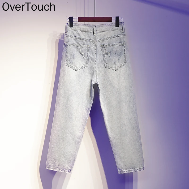 Plus Size Women Jeans Pants Ripped Hole High Waist Denim Harem Style Fashion Spring Trousers New Large Size S-5XL 2021
Plus Size Women Jeans Pants Ripped Hole High Waist Denim Harem Style Fashion Spring Trousers New Large Size S-5XL 2021
