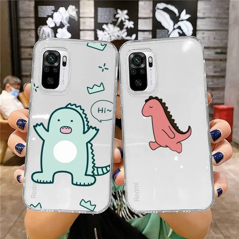 Creative cute dinosaur Phone Case Transparent for Xiaomi mi 10T 11 Redmi note 7 8 9 9S 10 9A 9T pro
Creative cute dinosaur Phone Case Transparent for Xiaomi mi 10T 11 Redmi note 7 8 9 9S 10 9A 9T pro