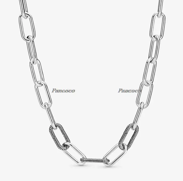 925 Sterling Silver Necklace Me Link Snake Chain Pattern Necklace For Women Bead Charm Diy Fashion Jewelry
925 Sterling Silver Necklace Me Link Snake Chain Pattern Necklace For Women Bead Charm Diy Fashion Jewelry
