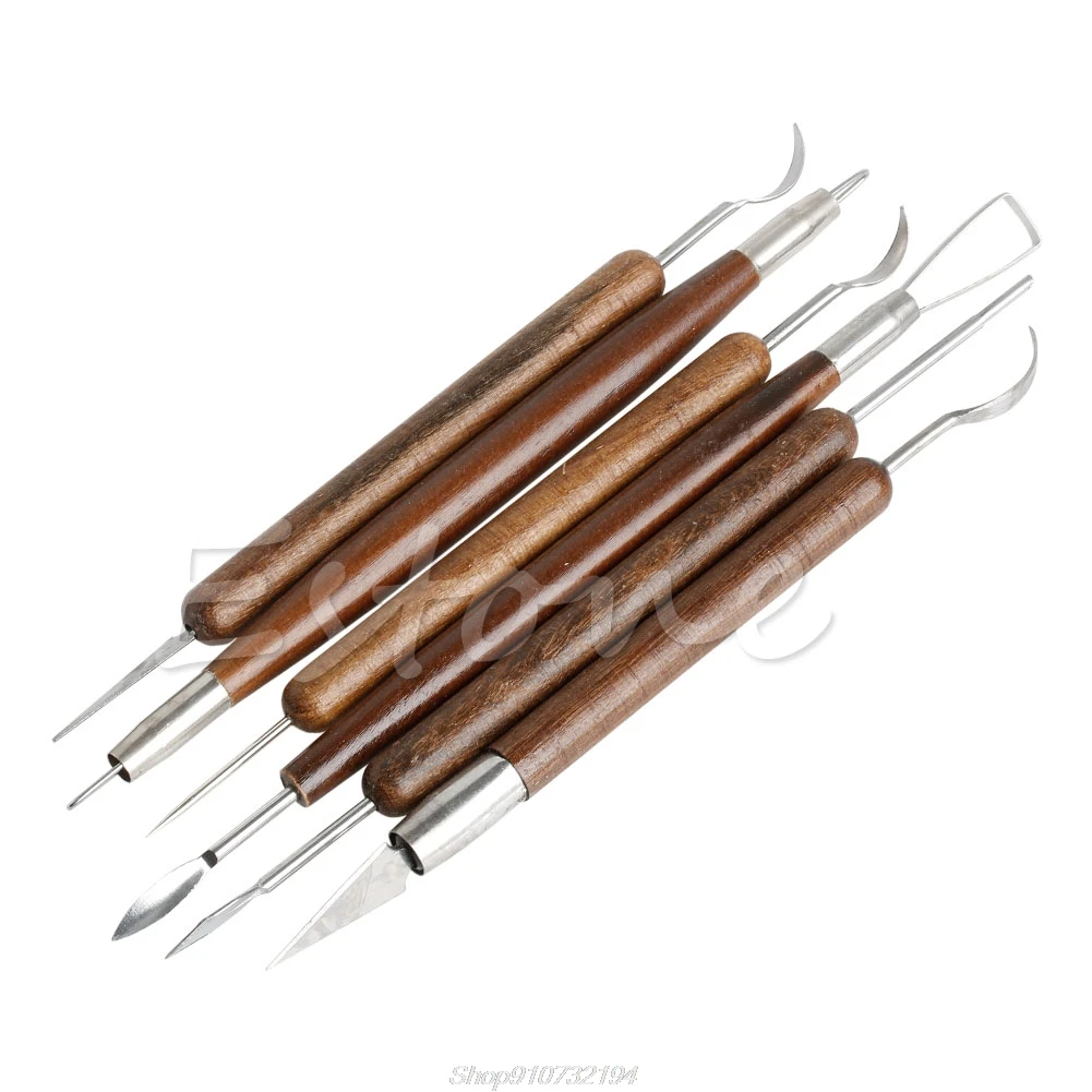 New 6pcs Clay Sculpting Set Wax Carving Pottery Tools Shapers Polymer Modeling N06 20 Dropshipping 
New 6pcs Clay Sculpting Set Wax Carving Pottery Tools Shapers Polymer Modeling N06 20 Dropshipping