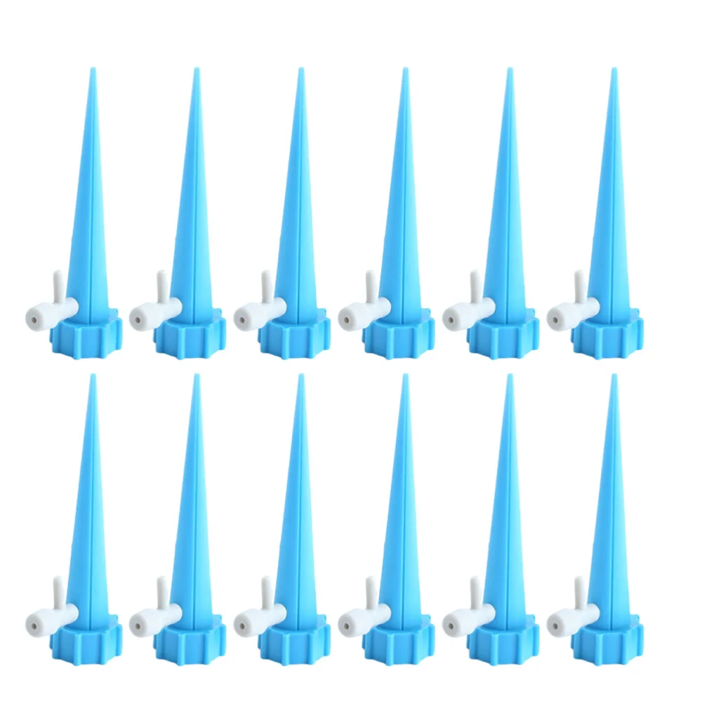 12PCS Automatic Flower Watering Machine Portable Irrigation Emitter with Switch Control Adjustable Water Flow Water-dropper Flow 
12PCS Automatic Flower Watering Machine Portable Irrigation Emitter with Switch Control Adjustable Water Flow Water-dropper Flow