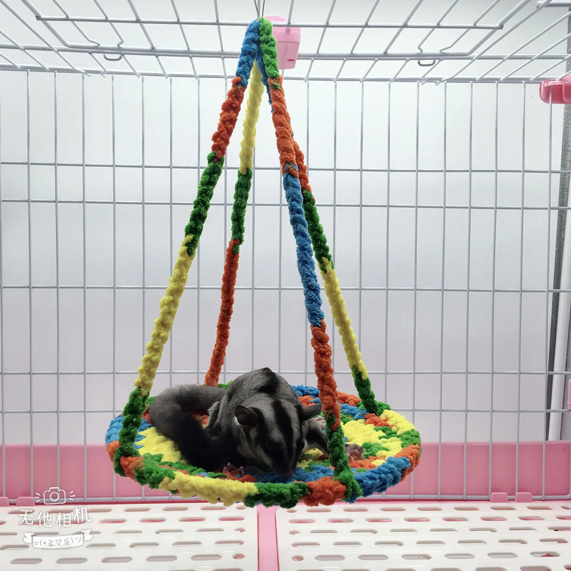 Hamster Parrot Climbs A Netted Sugar Glider Into A Hand-woven Basket Small Pet Toy Hanging Bed Swing Climbing Net Hammock Nest
Hamster Parrot Climbs A Netted Sugar Glider Into A Hand-woven Basket Small Pet Toy Hanging Bed Swing Climbing Net Hammock Nest
