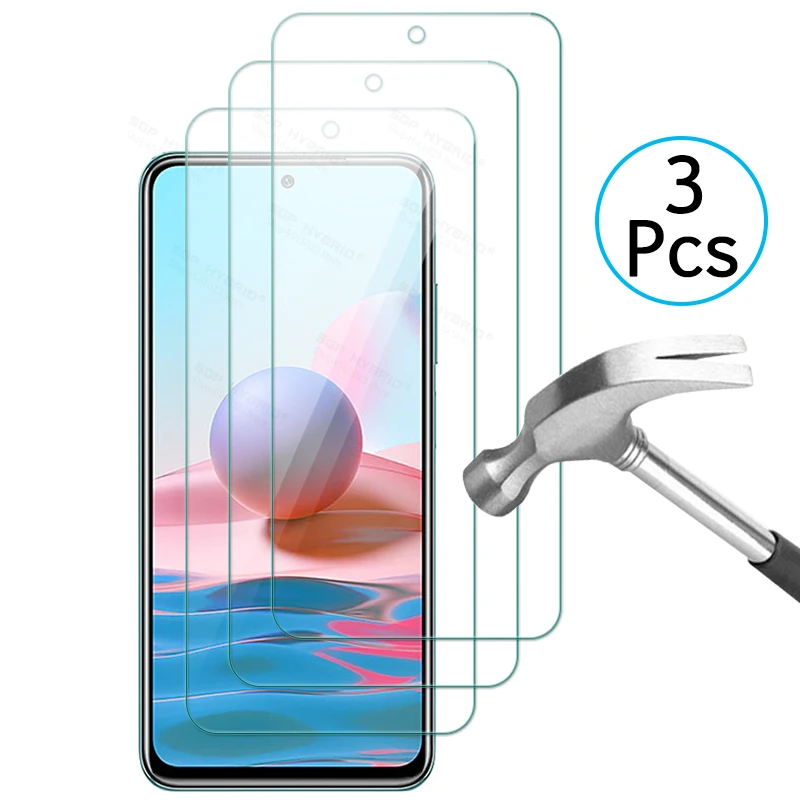 Защитное стекло для Redmi Note 10 Pro Max 10s 5G прозрачное 3 листа | Мобильные телефоны и