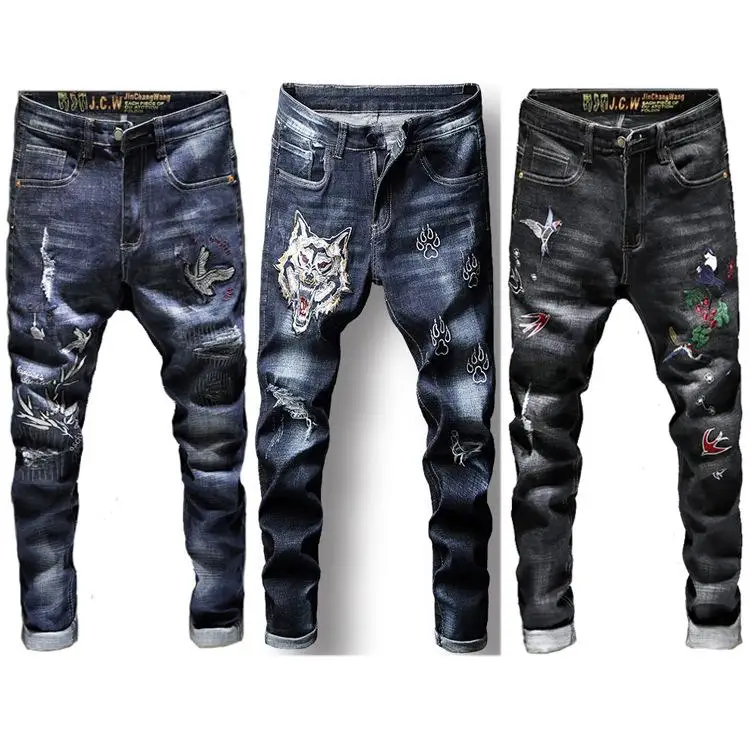New Arrivals Men's Fashion Loose Straight Jeans Mens Retro Denim Pants Biker Jeans
New Arrivals Men's Fashion Loose Straight Jeans Mens Retro Denim Pants Biker Jeans