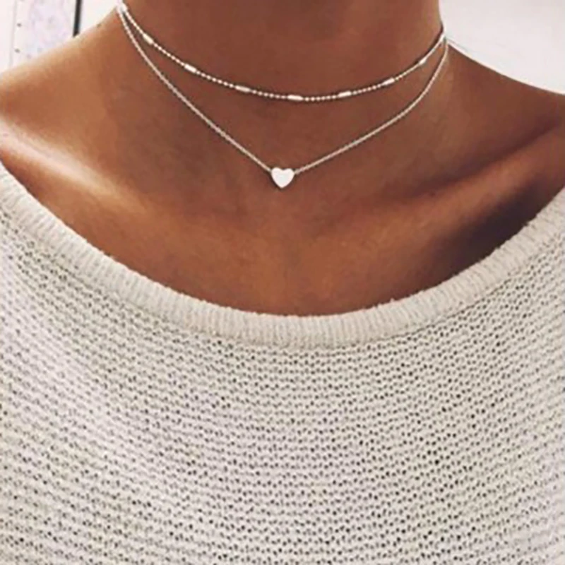 2020 New Simple multi-layer Chain Necklaces for Women Hot Sale Gold Silver Color Clavicle Chain Necklaces Jewelry Accessories
2020 New Simple multi-layer Chain Necklaces for Women Hot Sale Gold Silver Color Clavicle Chain Necklaces Jewelry Accessories