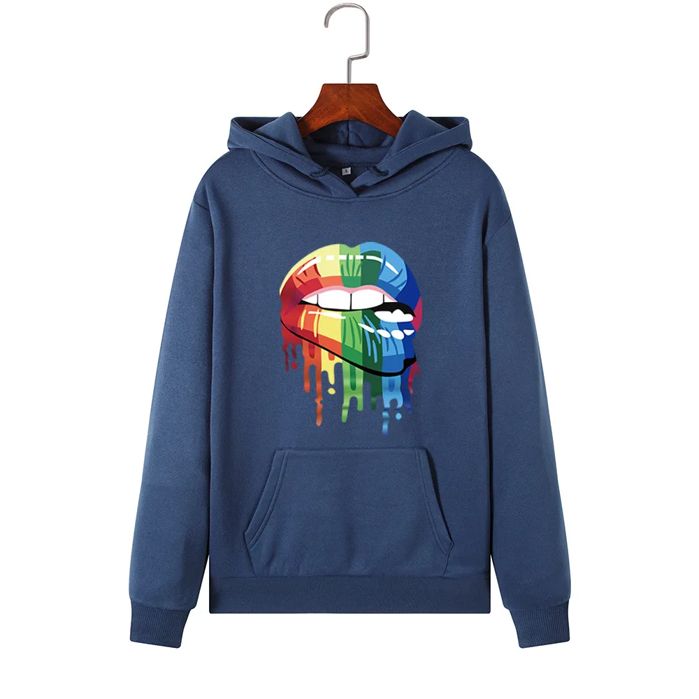 ZOGAA 2021 Women's New Hoodie Fashion Sexy Lips Color Pattern Cotton Long Sleeve Pullover Vigorous Style Unisex Streetwear S-3XL 
ZOGAA 2021 Women's New Hoodie Fashion Sexy Lips Color Pattern Cotton Long Sleeve Pullover Vigorous Style Unisex Streetwear S-3XL