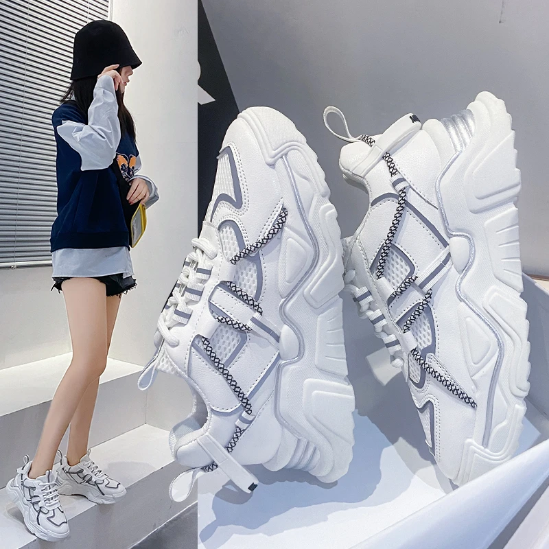 Wind Reflective Old Shoes Women 2021 Spring Sports Casual Shoes Flat Breathable Comfortable Women's Shoes
Wind Reflective Old Shoes Women 2021 Spring Sports Casual Shoes Flat Breathable Comfortable Women's Shoes