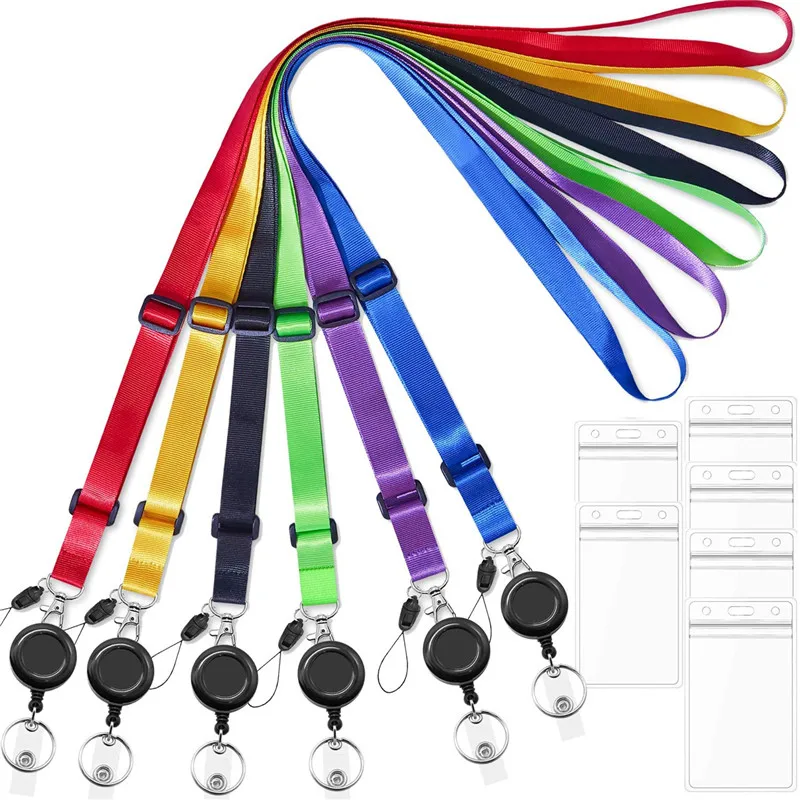 Adjustable Retractable Card Holder Neck Straps Name Badge Holder Work Bank Credit Card Students Bus Case With Lanyard Key Holder
Adjustable Retractable Card Holder Neck Straps Name Badge Holder Work Bank Credit Card Students Bus Case With Lanyard Key Holder