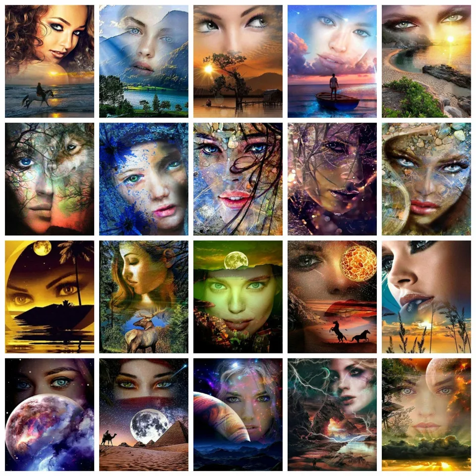 AZQSD Painting By Numbers Woman Face Home Decor Diy Coloring By Numbers Forest Landscape Crafts Hand Paint Kits On Canvas
AZQSD Painting By Numbers Woman Face Home Decor Diy Coloring By Numbers Forest Landscape Crafts Hand Paint Kits On Canvas