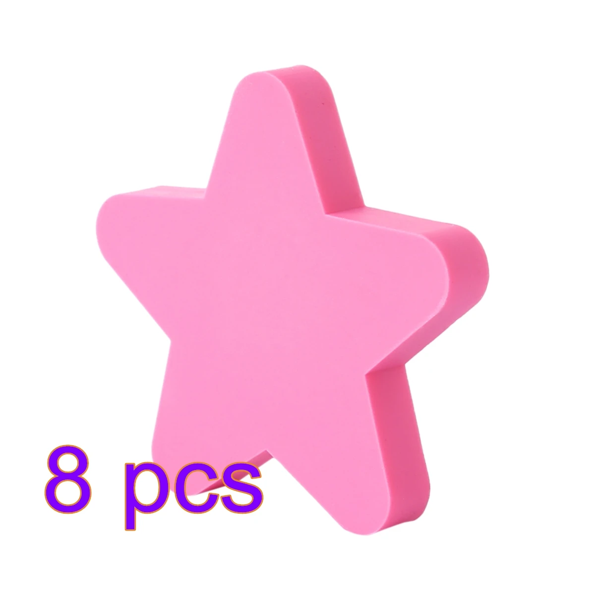 8 pcs Cartoon Star Door Cabinet Knob PVC Haplopore Drawer Pull Handle - Pink/Blue/Yellow
8 pcs Cartoon Star Door Cabinet Knob PVC Haplopore Drawer Pull Handle - Pink/Blue/Yellow