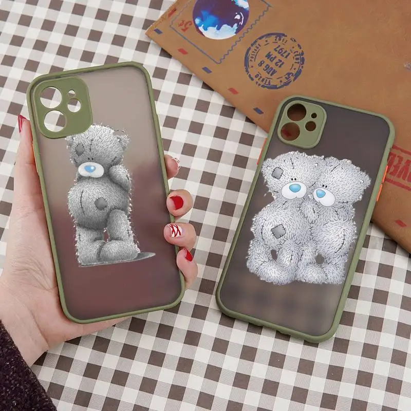 Tatty Teddy bear Cute doll cartoon Phone Case matte transparent For iphone 7 8 11 12 plus mini x xs xr pro max cover
Tatty Teddy bear Cute doll cartoon Phone Case matte transparent For iphone 7 8 11 12 plus mini x xs xr pro max cover