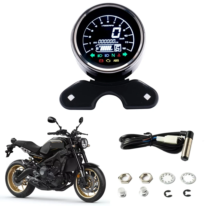 Universal Motorcycle Digital Meter Assembly Speedometer Odometer Full LCD Meter Multi-Functional Gauges Instrument
Universal Motorcycle Digital Meter Assembly Speedometer Odometer Full LCD Meter Multi-Functional Gauges Instrument
