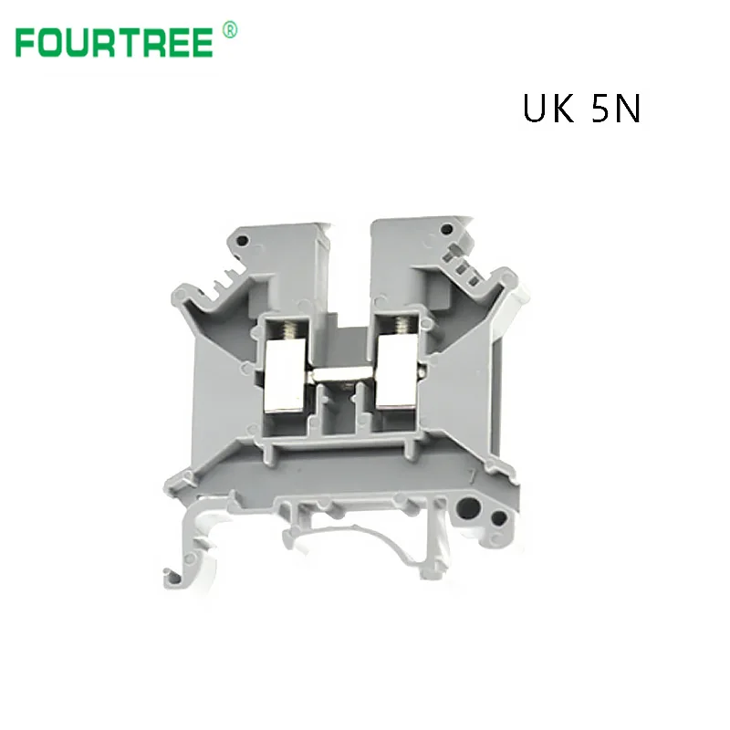 100Pcs Wire Terminal Blocks UK-5N Universal Din Rail Lug Plate Wiring Cable Row Connector Copper
100Pcs Wire Terminal Blocks UK-5N Universal Din Rail Lug Plate Wiring Cable Row Connector Copper
