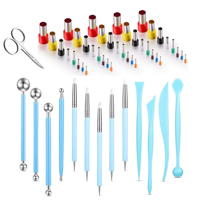 54pcs Polymer Clay Tools Circle Cutter Mold Ball Stylus Dotting Sculpting Tool
54pcs Polymer Clay Tools Circle Cutter Mold Ball Stylus Dotting Sculpting Tool