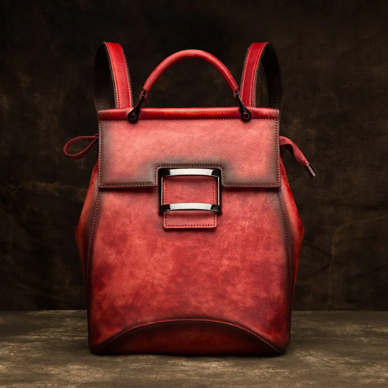 Multifunctional Genuine Leather Backpack Zipper&Buckle Shoulder Bag Women's Craftsmanship Hand-polished Diagonal Handbag LD934
Multifunctional Genuine Leather Backpack Zipper&Buckle Shoulder Bag Women's Craftsmanship Hand-polished Diagonal Handbag LD934