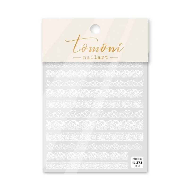 1pc White Black Embossed Flower Lace 5D Nail Stickers Flower Dot Wedding Nail Art Decals Lace Designs Decoration for Manicures
1pc White Black Embossed Flower Lace 5D Nail Stickers Flower Dot Wedding Nail Art Decals Lace Designs Decoration for Manicures