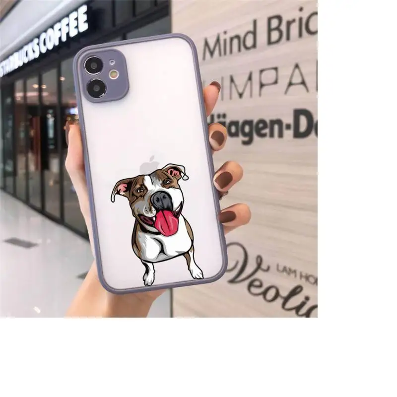 Pitbull Bulldog Phone Case matte transparent For iphone 7 8 11 12 plus mini x xs xr pro max cover
Pitbull Bulldog Phone Case matte transparent For iphone 7 8 11 12 plus mini x xs xr pro max cover
