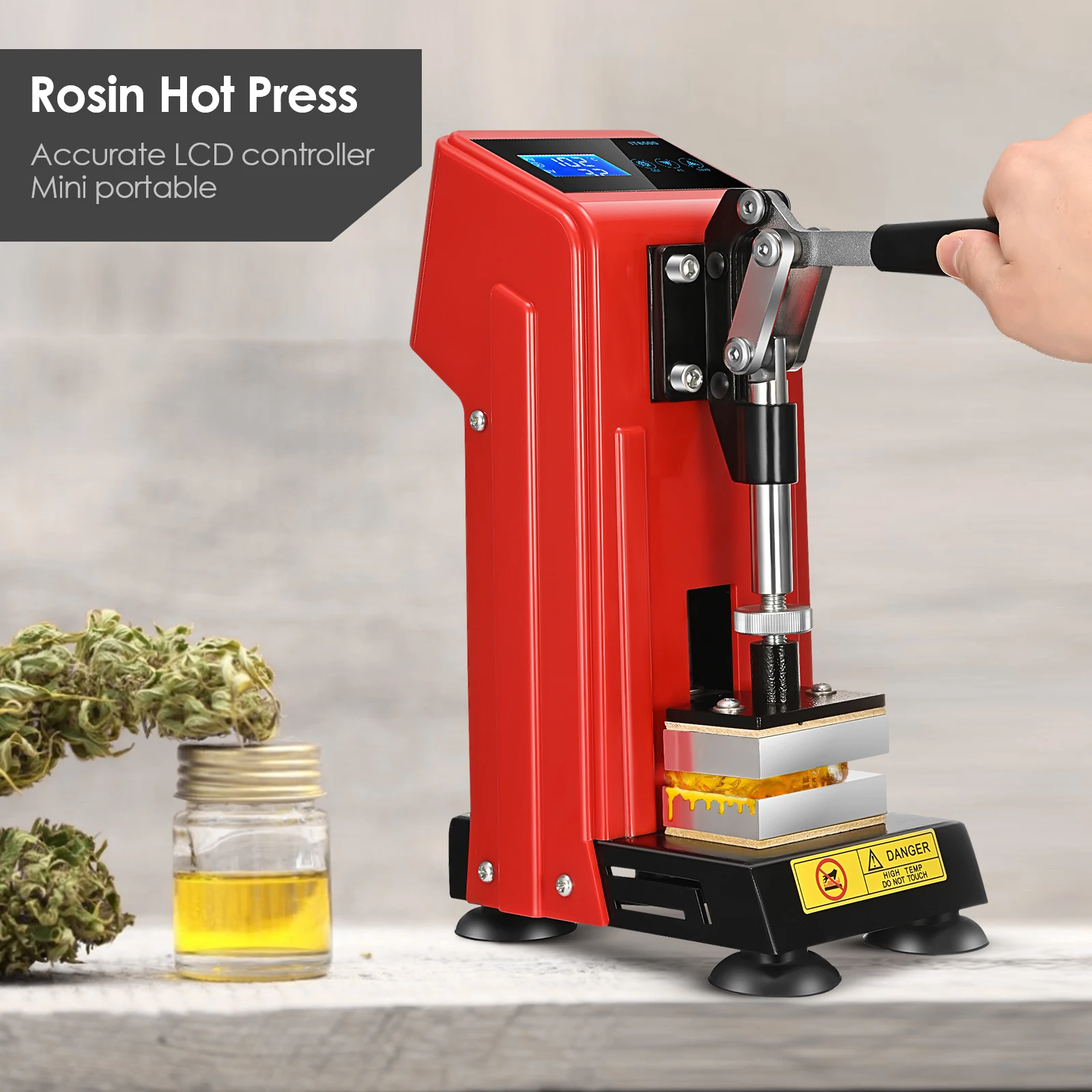 220V Rosin Press Machine Temp Control Heat Plate Adjustable Presssure MachineWax Concentrate Oil Extracting Extractor Tool
220V Rosin Press Machine Temp Control Heat Plate Adjustable Presssure MachineWax Concentrate Oil Extracting Extractor Tool