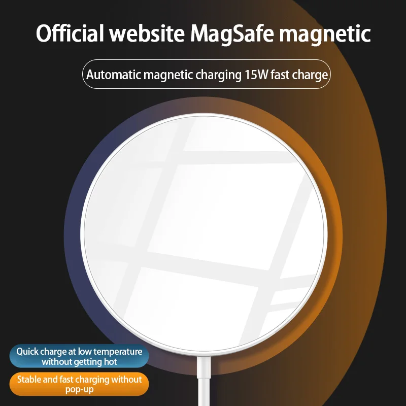 Магнитное Беспроводное зарядное устройство Qi 15 Вт для iPhone 12 mini 12 Pro, макс. круглая быстрая Беспроводная зарядка, держатель для телефона 45 °
Магнитное Беспроводное зарядное устройство Qi 15 Вт для iPhone 12 mini 12 Pro, макс. круглая быстрая Беспроводная зарядка, держатель для телефона 45 °