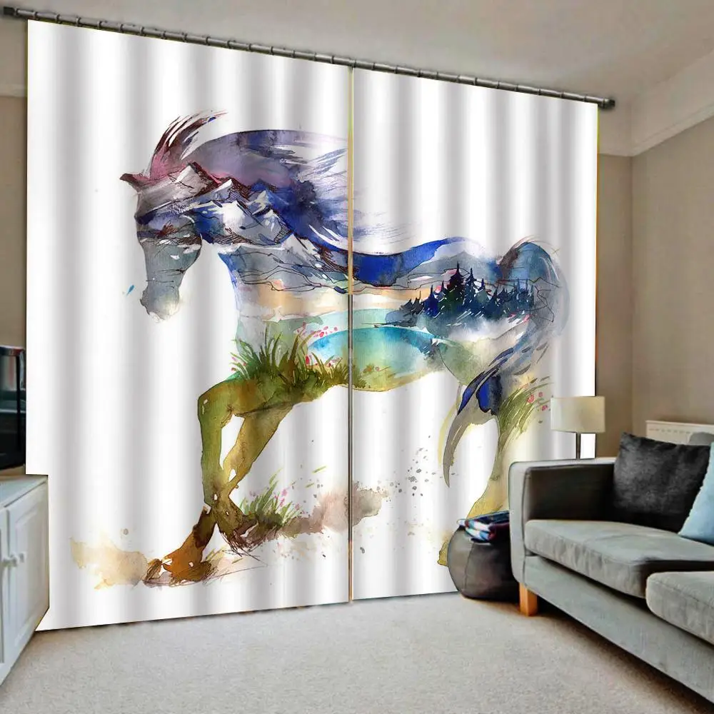3D Curtain horse Oil Prited Curtains For Living Room Bedroom 3D Window Kitchen Curtains Drapes
3D Curtain horse Oil Prited Curtains For Living Room Bedroom 3D Window Kitchen Curtains Drapes