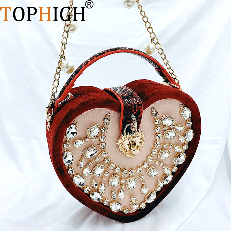 TOPHIGH, новинка, Модный женский клатч в форме сердца для вечерние, кошельки и сумочки, сумка на плечо, красная и черная Вельветовая Банкетная су...
TOPHIGH, новинка, Модный женский клатч в форме сердца для вечерние, кошельки и сумочки, сумка на плечо, красная и черная Вельветовая Банкетная су...