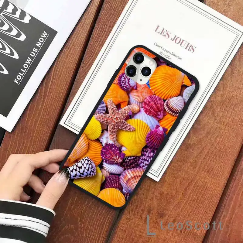 shell color sea blue pink summer Phone Cases for iPhone 11 12 pro XS MAX 8 7 6 6S Plus X 5S SE 2020 XR Soft silicone Funda capa 
shell color sea blue pink summer Phone Cases for iPhone 11 12 pro XS MAX 8 7 6 6S Plus X 5S SE 2020 XR Soft silicone Funda capa