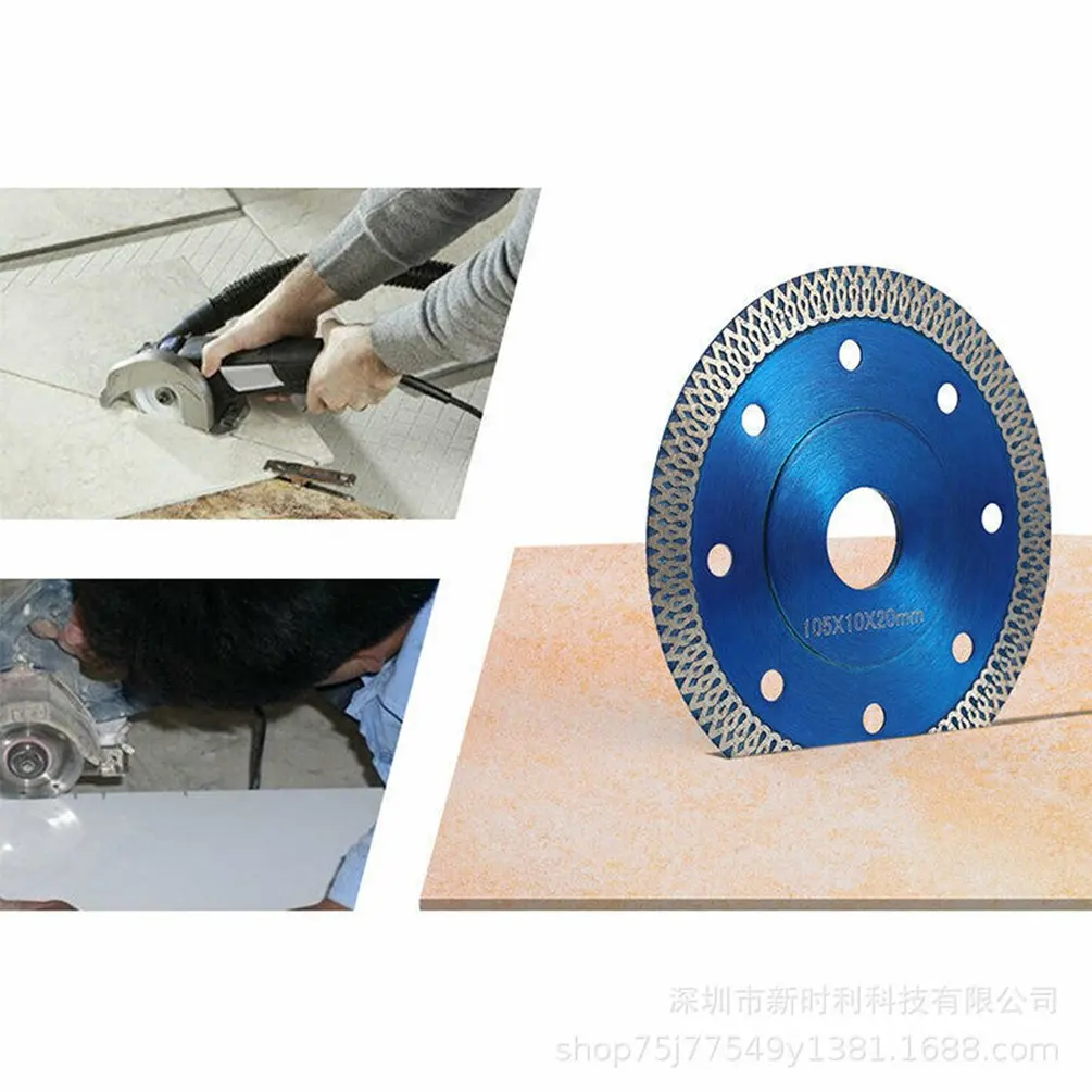 Алмазный пильный диск 105/115/125 мм для влажной/сухой резки плитки керамики гранита