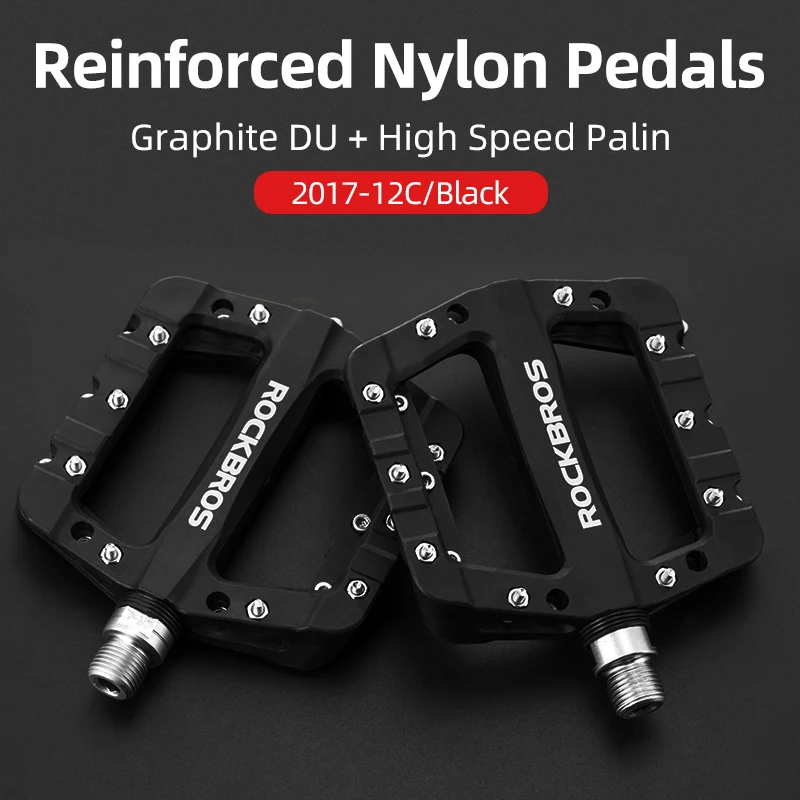 ROCKBROS Bike Pedals Road Mountain Bicycle Nylon Cycling Pedal Ultralight Seal Bearings Cycle Bike Accessories Bmx Mtb Pedals
ROCKBROS Bike Pedals Road Mountain Bicycle Nylon Cycling Pedal Ultralight Seal Bearings Cycle Bike Accessories Bmx Mtb Pedals