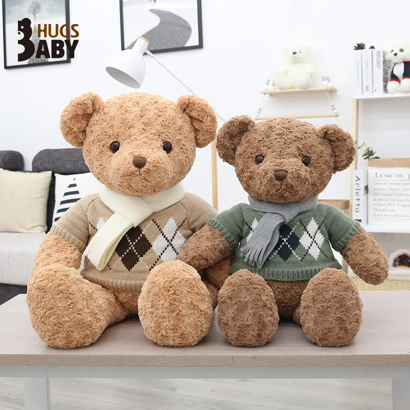 High Quality Scarf Sweater Teddy Bear Plush Toy Stuffed Plush Animal Girl Christmas Gift Toys For Children's Home Decor
High Quality Scarf Sweater Teddy Bear Plush Toy Stuffed Plush Animal Girl Christmas Gift Toys For Children's Home Decor