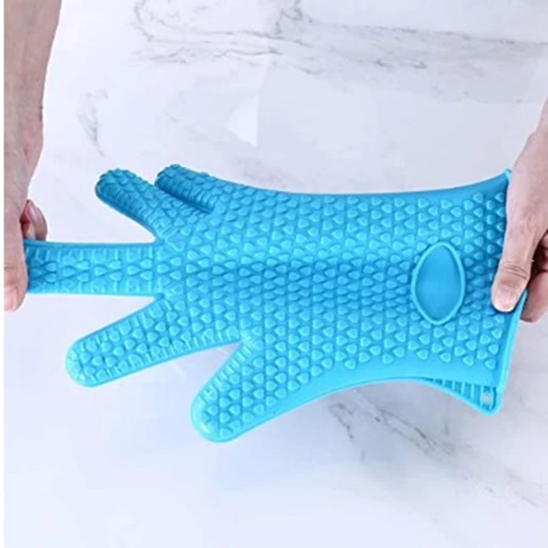1PC Kitchen Oven real Silicone Gloves Cooking Baking BBQ Glove Kitchen Accessories Household Heat Resistant mittens
1PC Kitchen Oven real Silicone Gloves Cooking Baking BBQ Glove Kitchen Accessories Household Heat Resistant mittens