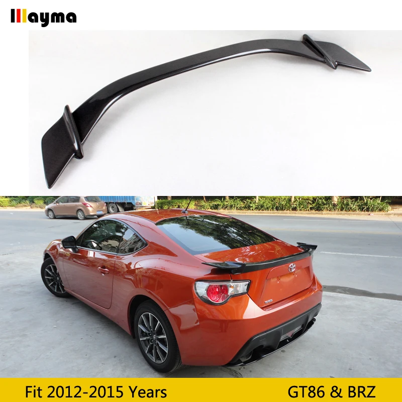 STI style спойлер заднего багажника из углеродного волокна для Toyota 86 Scion GT86 2012 2015 CF