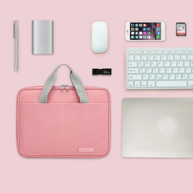 

Waterproof Laptop Bag Portable Document Handbag Men's Women's Briefcase Office Business Travel Gadgets Organize Pouch Accessory