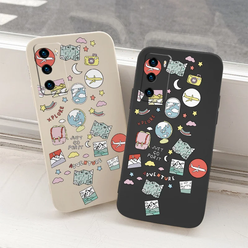 Travelling Guideline Liquid Case For Huawei P40 P50 P30 P20 Pro Lite Mate 40 30 20 Pro Lite Nova 5t Y7A Shockproof Phone Cover
Travelling Guideline Liquid Case For Huawei P40 P50 P30 P20 Pro Lite Mate 40 30 20 Pro Lite Nova 5t Y7A Shockproof Phone Cover
