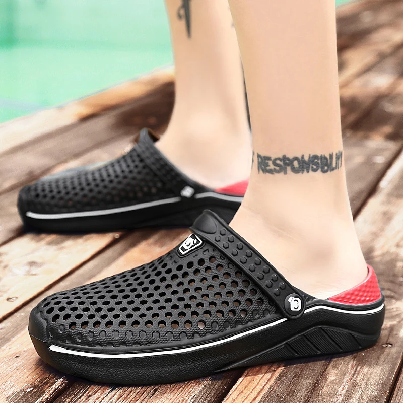 Mens Casual Sandals Outdoor Beach Shoes Non-slip Slippers Men Fashion Garden Shoes Platform Waterproof Sandals Light Slippers
Mens Casual Sandals Outdoor Beach Shoes Non-slip Slippers Men Fashion Garden Shoes Platform Waterproof Sandals Light Slippers